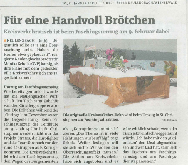 Anzeige Bezirksblatt
